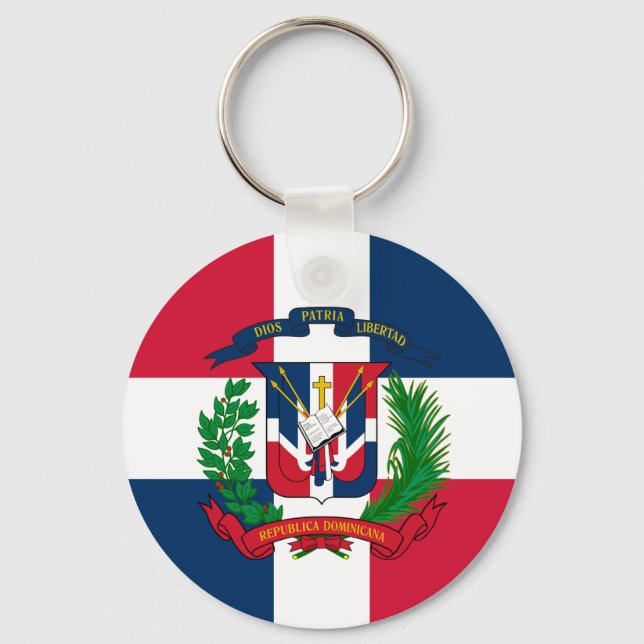 Llavero Bandera de la República Dominicana (Anverso)