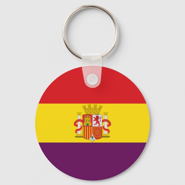 Llavero Bandera de la República Española (Anverso)