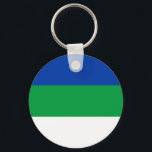 Llavero Bandera de la República Komi<br><div class="desc">Bandera patriótica de la República Komi.</div>