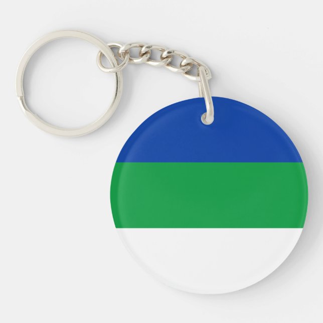 Llavero Bandera de la República Komi (Frente)