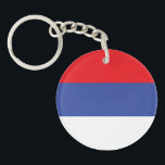 Llavero Bandera de la República Srpska<br><div class="desc">Bandera patriótica de la República Srpska.</div>