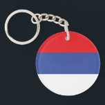 Llavero Bandera de la República Srpska<br><div class="desc">Bandera patriótica de la República Srpska.</div>
