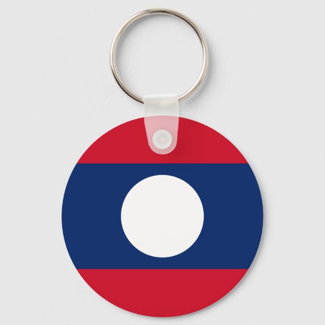 Llavero Bandera de Laos (Anverso)