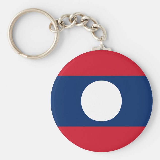 Llavero Bandera de Laos (Frente)