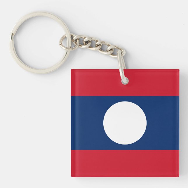 Llavero Bandera de Laos (Frente)