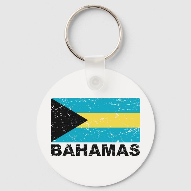Llavero Bandera de las Bahamas (Anverso)