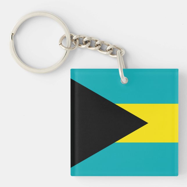 Llavero Bandera de las Bahamas (Frente)