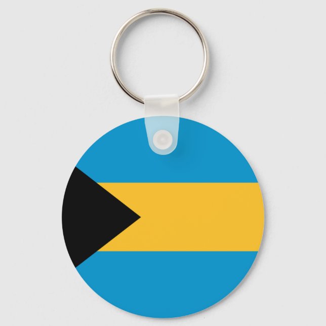 Llavero Bandera de las Bahamas (Anverso)