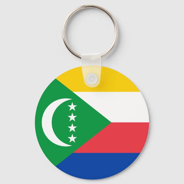 Llavero Bandera de las Comoras (Anverso)