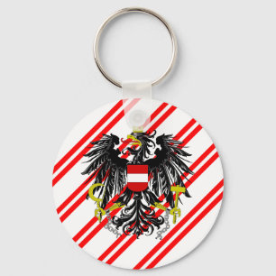 Llavero Bandera de las franjas de Austria