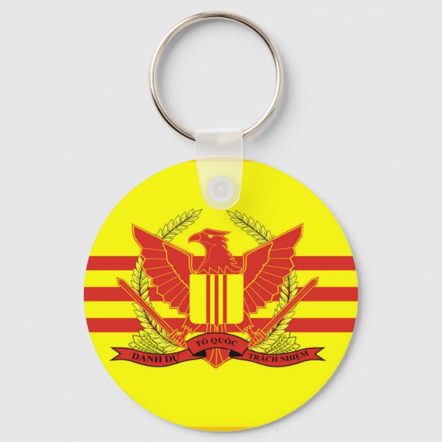 Llavero Bandera de las Fuerzas Militares de la República d (Anverso)