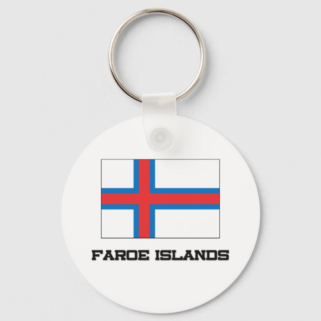 Llavero Bandera de las Islas Feroe (Anverso)