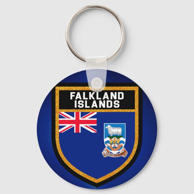 Llavero Bandera de las Islas Malvinas (Anverso)
