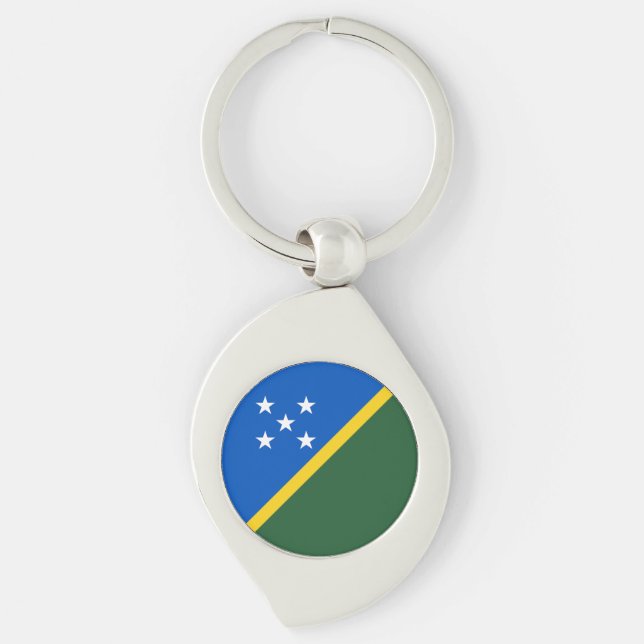 Llavero Bandera de las Islas Salomón (Anverso)