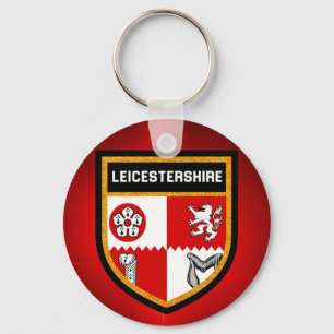 Llavero Bandera de Leicestershire