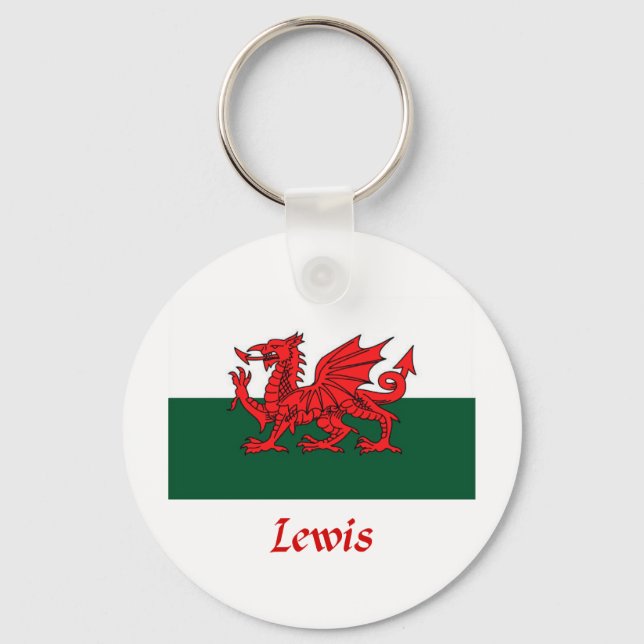 Llavero Bandera de Lewis Welsh (Anverso)