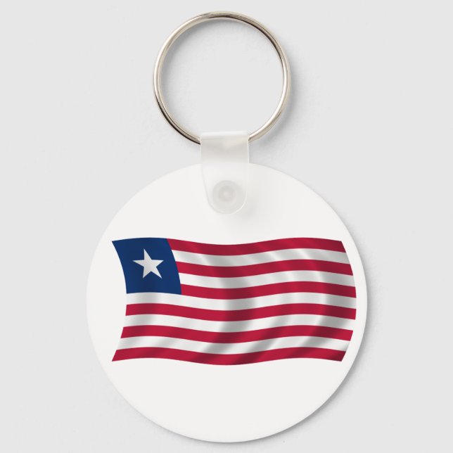 Llavero Bandera de Liberia (Anverso)