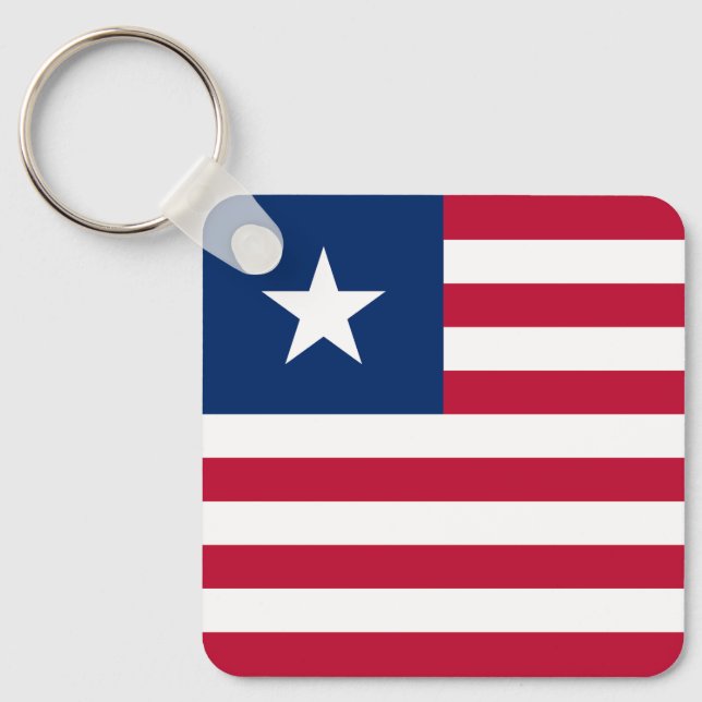 Llavero Bandera de Liberia (Anverso)