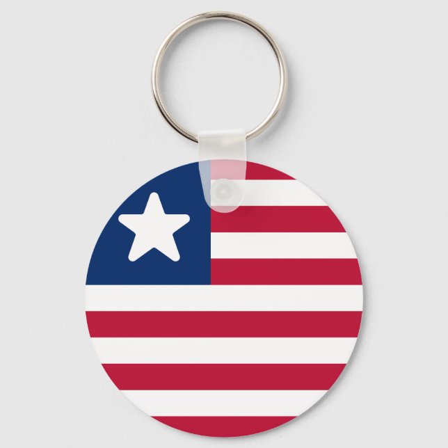 Llavero Bandera de Liberia (Anverso)