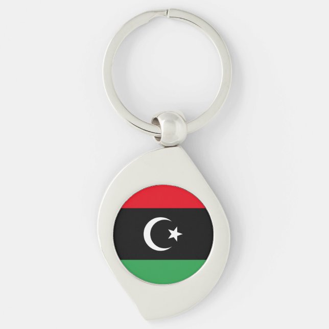 Llavero Bandera de Libia (Anverso)