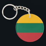 Llavero Bandera de Lituania<br><div class="desc">Bandera patriótica de Lituania.</div>