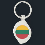 Llavero Bandera de Lituania<br><div class="desc">Bandera patriótica de Lituania.</div>