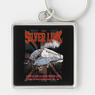 Llavero Bandera de Locomotive UK Silver Link LNER Clase A4