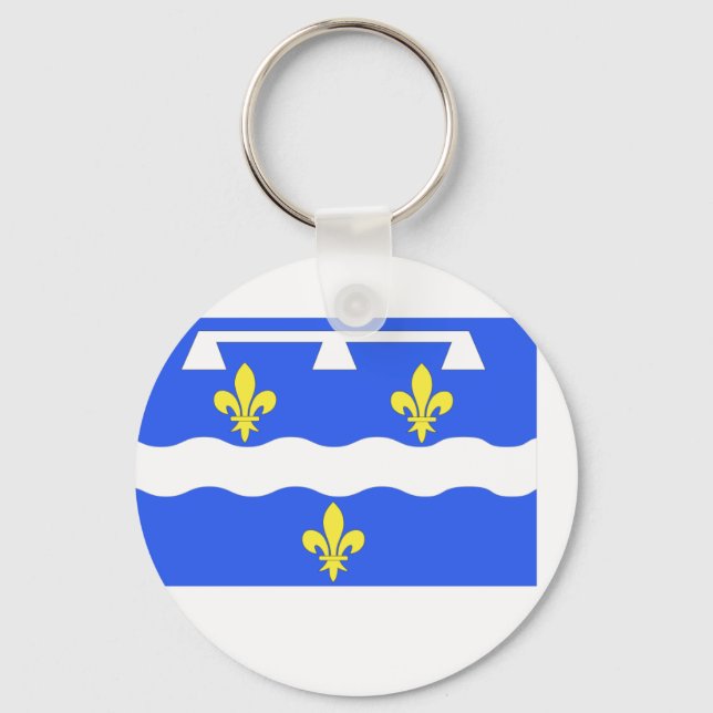 Llavero Bandera de Loiret (Anverso)