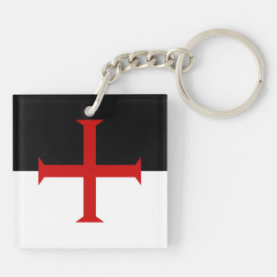 Llavero Bandera de los Caballeros Templarios