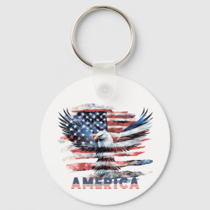 Llavero Bandera de los Estados Unidos. América