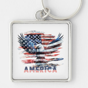 Llavero Bandera de los Estados Unidos. América