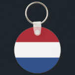 Llavero Bandera de los Países Bajos<br><div class="desc">Bandera patriótica de los Países Bajos.</div>