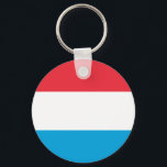 Llavero Bandera de Luxemburgo<br><div class="desc">Bandera de Luxemburgo</div>