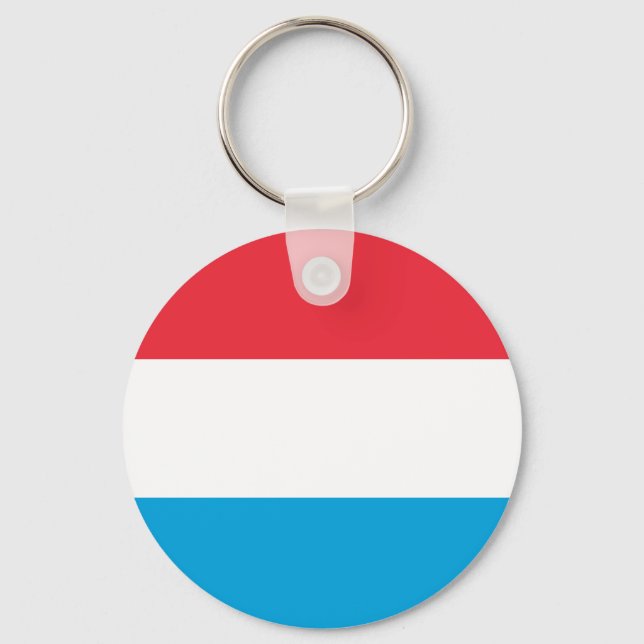 Llavero Bandera de Luxemburgo (Anverso)