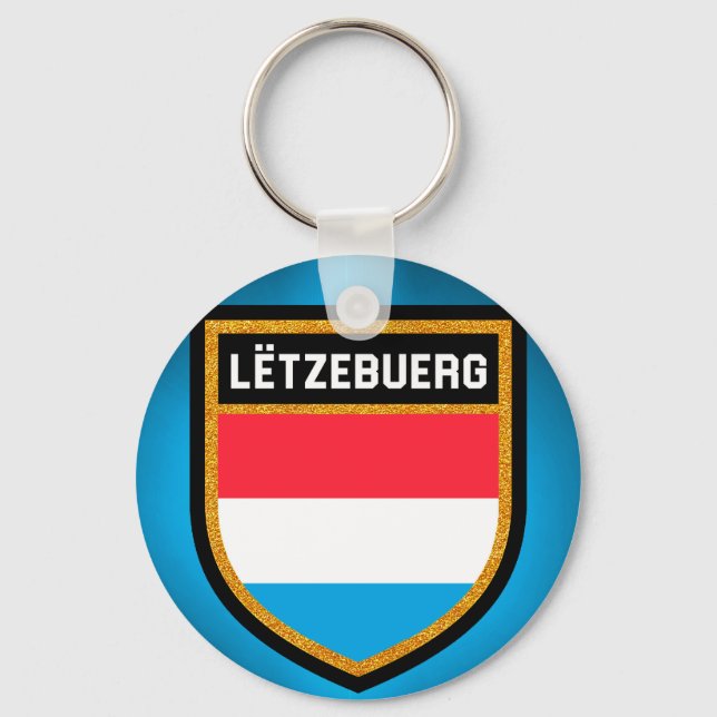 Llavero Bandera de Luxemburgo (Anverso)