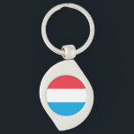 Llavero Bandera de Luxemburgo<br><div class="desc">Bandera patriótica de Luxemburgo.</div>
