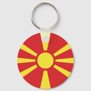 Llavero Bandera de Macedonia del Norte
