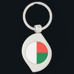 Llavero Bandera de Madagascar<br><div class="desc">Bandera patriótica de Madagascar.</div>