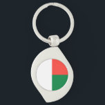 Llavero Bandera de Madagascar<br><div class="desc">Bandera patriótica de Madagascar.</div>