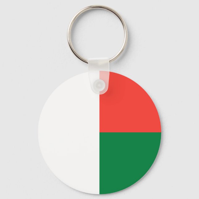 Llavero Bandera de Madagascar (Anverso)