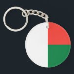 Llavero Bandera de Madagascar<br><div class="desc">Bandera patriótica de Madagascar.</div>