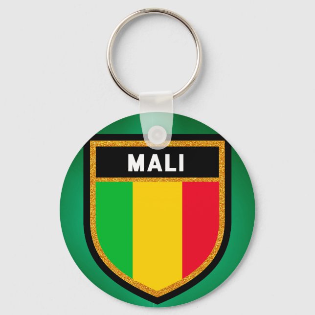 Llavero Bandera de Mali (Anverso)