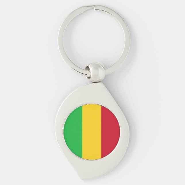 Llavero Bandera de Mali (Anverso)