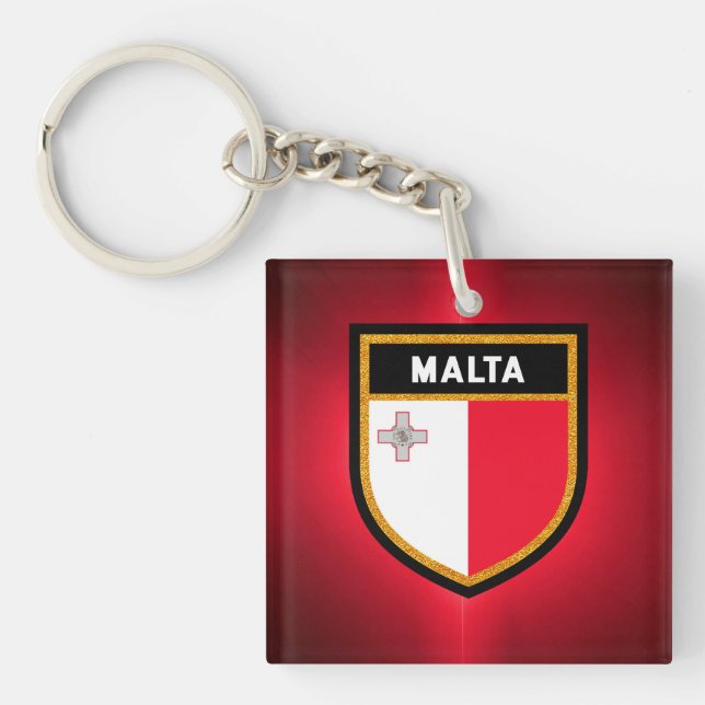 Llavero Bandera de Malta (Frente)