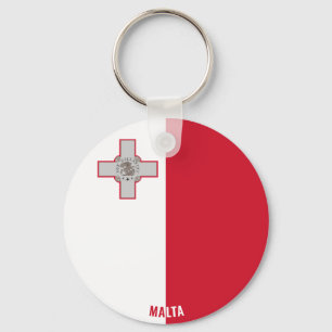 Llavero Bandera de Malta encantadora patriótica