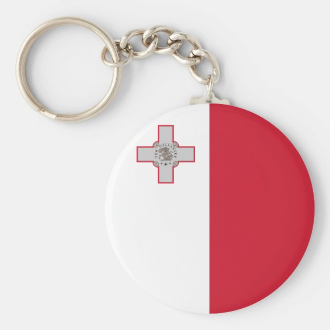 Llavero Bandera de Malta (maltesa) (Frente)