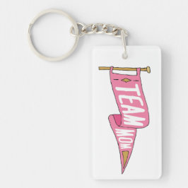 Llavero Bandera de mamá del equipo de mamá del escuadrón d