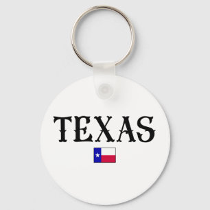 Llavero Bandera de mapa del estado de Texas USA