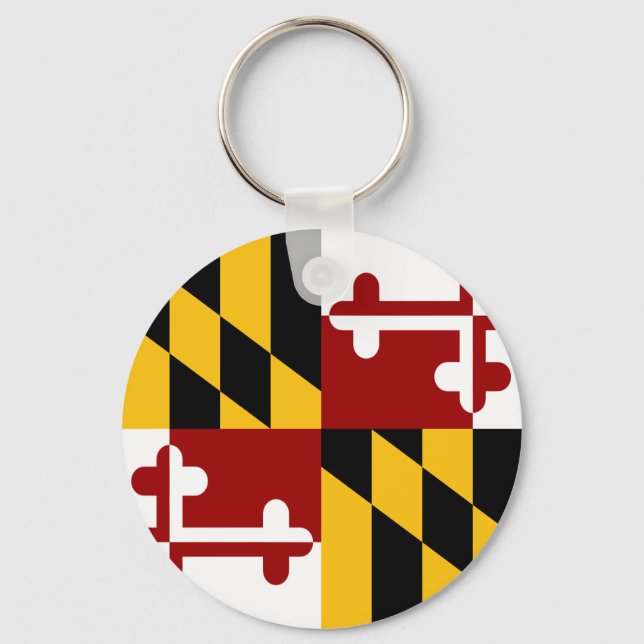 Llavero Bandera de Maryland (Anverso)