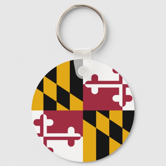Llavero Bandera de Maryland (Anverso)